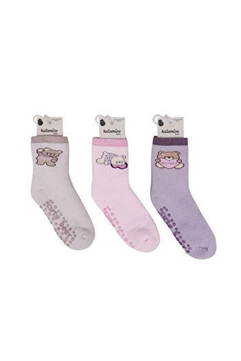 ALFA AKSESUAR 03 Katamino Riva Abs'Li Girl Towel Short Socks 250239 Assorted