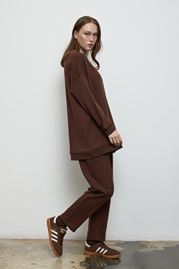 QANU Vera Tracksuit Set Brown