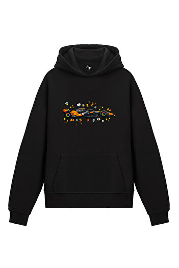 Edizen Mclaren Sketch Formula 1 Hoodie Unisex Oversize Black