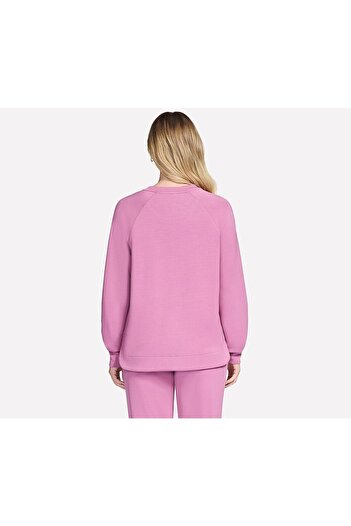 SKECHERS Blouse SKECHLUXE Elevate Crewneck, Pink, Women