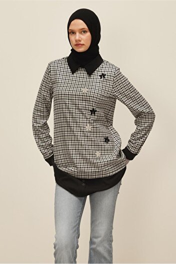 Alvina Plaid Tunic 45937