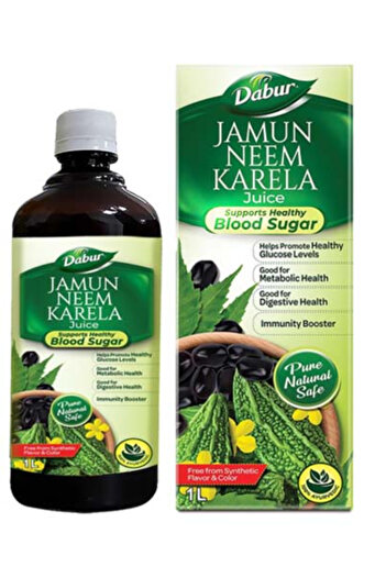 Dabur Jamun Neem Karela Juice 1 Litre x 3
