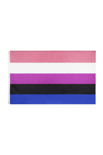 Other LGBT RAINBOW FLAG LARGE 90x150cm GENDERFLUID F4