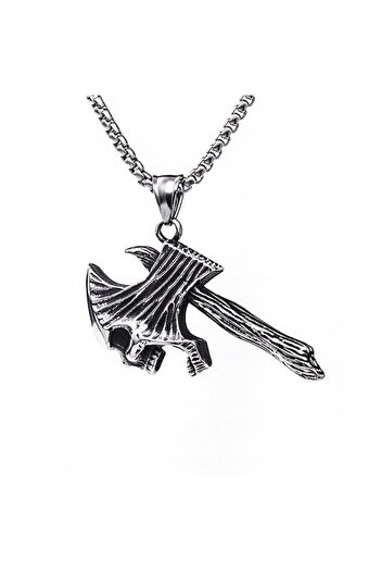 Other NORDIC VIKING AXE SKULL NECKLACE 350