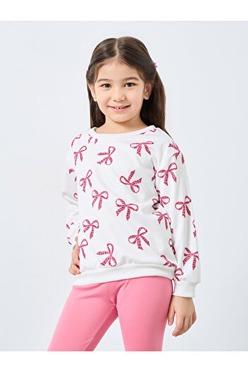 Styli Girls All-Over Printed Top and Legging Set
