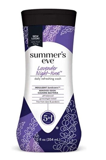 Noname Summer's Eve Lavender Nighttime Feminine Wash, 354 ml