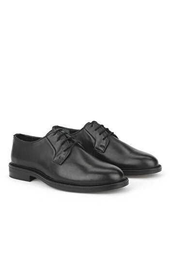 Ziya , Men's Genuine Leather Shoes 1531043Z41214 Black
