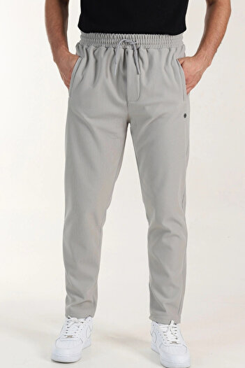 EXSPORT Italian Cut Cotton Lined Winter Straight-Leg Sweatpants