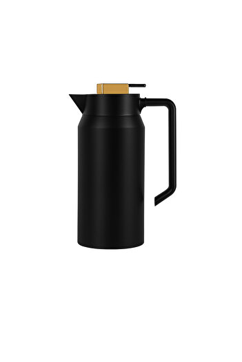 Host Keep your coffee hot in style! This 1-liter thermos is housed in a luxurious glass jug.