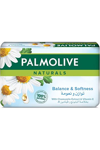 Palmolive Naturals Bar Soap Balanced and Mild with Chamomile and Vitamin E 120gm (6 Pack)
