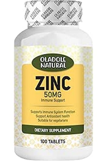Oladole Natural Zinc Picolinate 50mg - 100 Tablets
