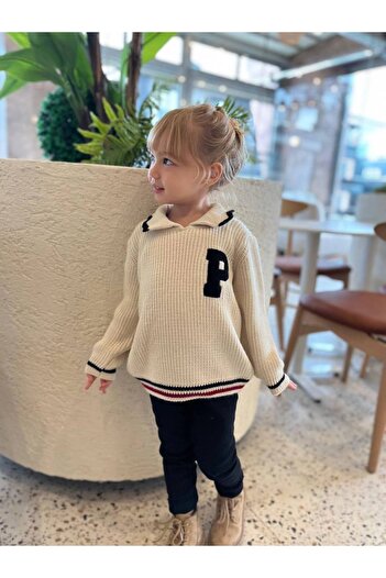 Teeny Weeny Kids Girl's Knitwear Leggings Top and Bottom Set