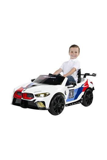 Rollplay Masina electrica copii BMW M8 GTE Racing, 12V, cu telecomanda pentru parinti