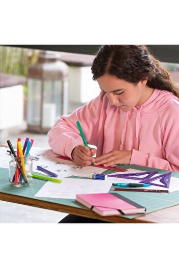 Milan Flexible Ruler, Color Pink, Material Plastic, Size 30 cm