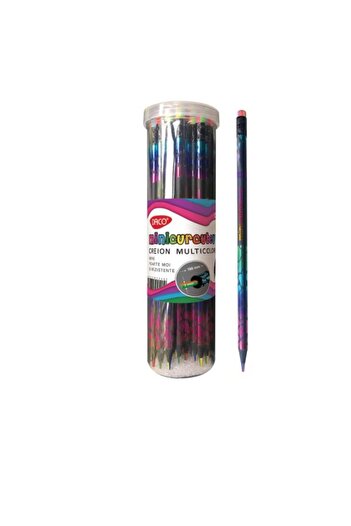 daço Multicolor Pencils, Material Wood/Graphite, Hexagonal Body, 36 pcs/set