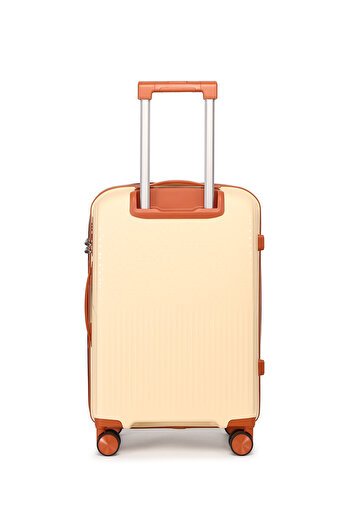 BRITISH TOURISTER Hard Side Spinner Luggage Large 28” - Beige