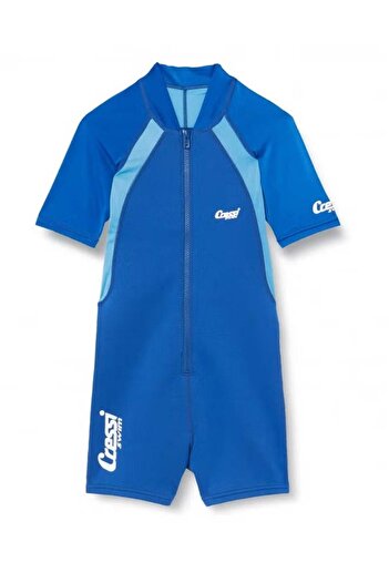 Cressi Mutino Bambino BLU TG – Kids Blue Shorty Wetsuit for Boys (2 Years)