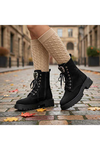 Lush Fashion Women's Suede Boots Code: DA125P (W2)
