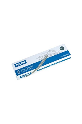 Milan Mechanical Pencil Leads, Color Gray, Material Graphite, Diameter 5.2 mm, 6 pcs/set