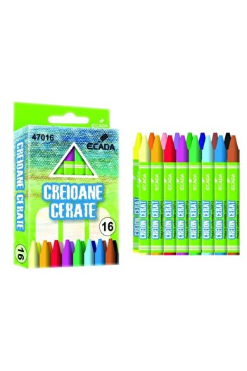 Ecada Wax Crayons, Color Multicolor, Material Wax, 16 pcs/set