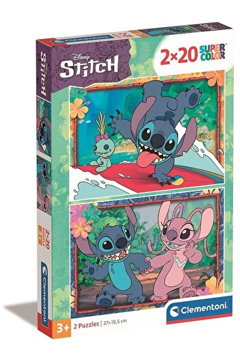 CLEMENTONI Disney Lilo and Stitch Puzzle 2x20 pieces