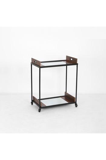 DEC13 Modern design hospitality trolley with durable metal frame