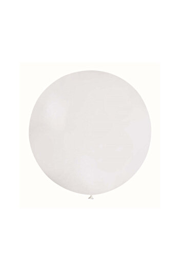 vivimall Set 2 Latex Balloons, 90 Cm, White And, 35 G