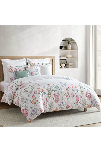 Orange Bed & Bath Aria | طقم لحاف قطن 100% مزدوج 11 قطعة