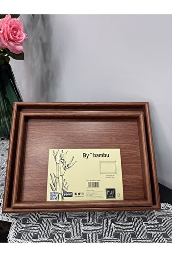 Santara Paçi̇ Bamboo Double Tray