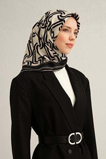 Armine Silk Scarf 9343D (Twill)-09