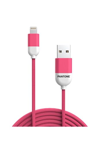 Pantone MFi USB - Lightning Cable 1.5 m 2.4A PT-LCS001-5 Pink 184c