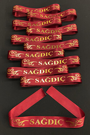 ZEYMERADE Burgundy Groomsmen Arm Ribbon, 10 Pieces Arm Wristband Bands, Henna Night Wedding Bride Bachelorette Promise