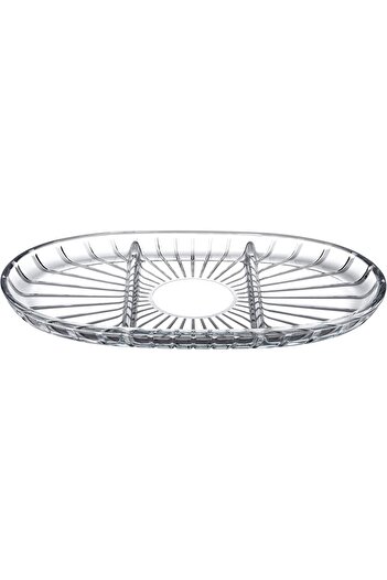 STOREMAX Goldwhirl Single Compartment Oval Plate 163X278 mm Trendflash 467437