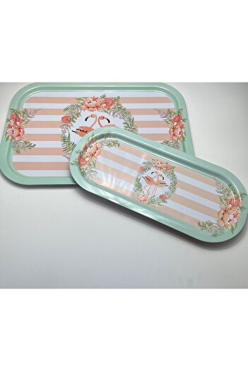 STOREMAX Metal Tray Set – Patterned 1088605