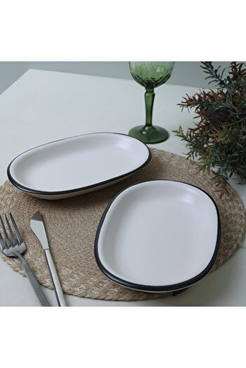 STOREMAX Simply Hitit Boat Plate 22 cm 2 Pieces 19985 1088605