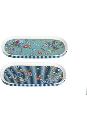 STOREMAX Art Chantelle Baton 25 cm 2-Piece Plate Set 1088605