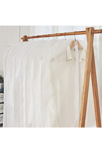 LEIBOO Set of 5 Protective Clothes Storage Covers with Zipper, Travel, Non-woven, Dust-resistant, 60 x 100