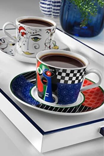 STOREMAX Itır Tea Cup Single 10879 Multi-Colored, 240 ml 1088605