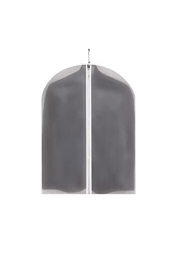 LEIBOO Set of 5 Garment Storage Covers, LEIBOO, Non-woven, Dust-resistant, 60x80cm, Transparent/White