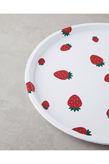 STOREMAX Goldwhirl Strawberries Plastic Tray White - Red, 36 X 30 X 10 cm Trendflash 467437