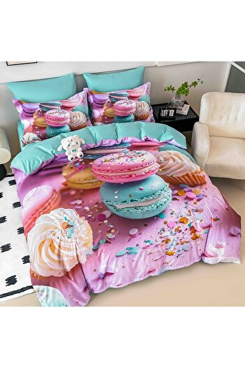CHIRASO CHIRASO Bedding, 5D, Finet, ELASTIC Sheet 180x200+30cm, Duvet Cover, 4 Pillowcases