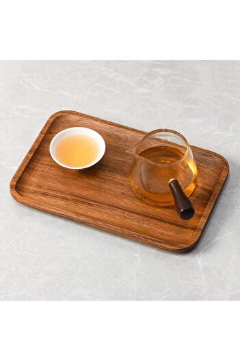 STOREMAX Acacia Wood Serving Plate, Acacia Appetizer Plate, Acacia Cheese Serving Plate, Acacia Salad Plate