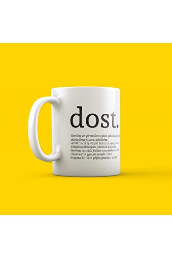 STOREMAX Gift for Friends Meaningful Word Mug Cup Tea Coffee Cup Height: 9.5 cm Diameter: 8.5 cm Material