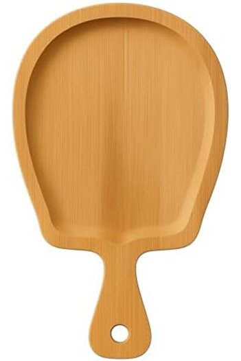 STOREMAX Goldwhirl High-Tech Bamboo Presentation Plate – Wooden Serving Board, Presentation Tray with Stylish Handle, Eco-Friendly