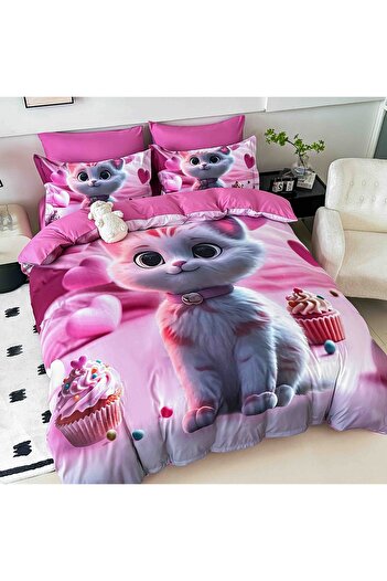 CHIRASO CHIRASO Bedding, 5D, Finet, ELASTIC Sheet 180x200+30cm, Duvet Cover, 4 Pillowcases