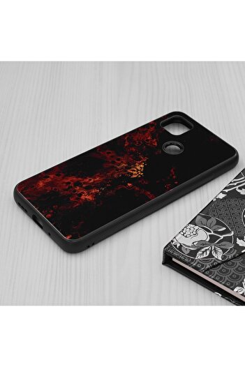 Techsuit Case for Xiaomi Redmi 9C / Redmi 9C NFC, Glaze Series, Red Nebula