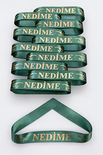 ZEYMERADE 1 Piece of Armband, Green Bridesmaid Arm Ribbon Wristband Band, Wedding Bride Bachelorette Promise Henna Circumcision