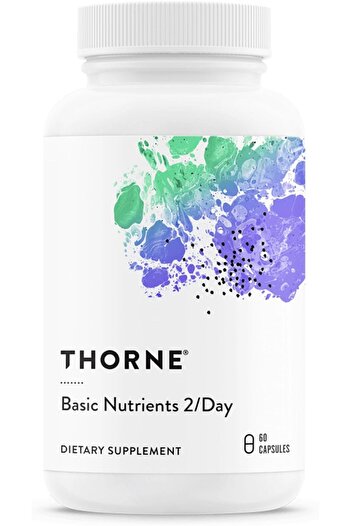 Thorne Basic Nutrients 2/Day - Comprehensive Daily Multivitamin - 60 Capsules