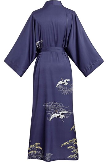 Generic Aensso Long Soft Lightweight Silky Kimonos Robes for Women, Luxury Japanese Floral Womens Kimono Rob