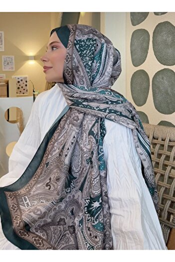 MODA Mineleşarp Retro Pattern Soft Scarf